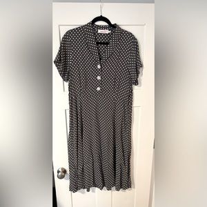 Vintage inspired Pink Wheels dress